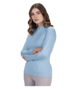 Felix Bühler T-shirt technique à manches longues Lara gris brumeux Clearance