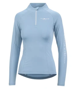 Felix Bühler T-shirt technique à manches longues Lara gris brumeux Clearance