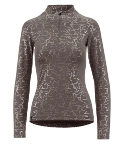 STEEDS T-shirt technique à manches longues Anni noix Sale