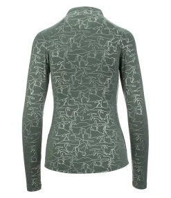 STEEDS T-shirt technique à manches longues Anni origan