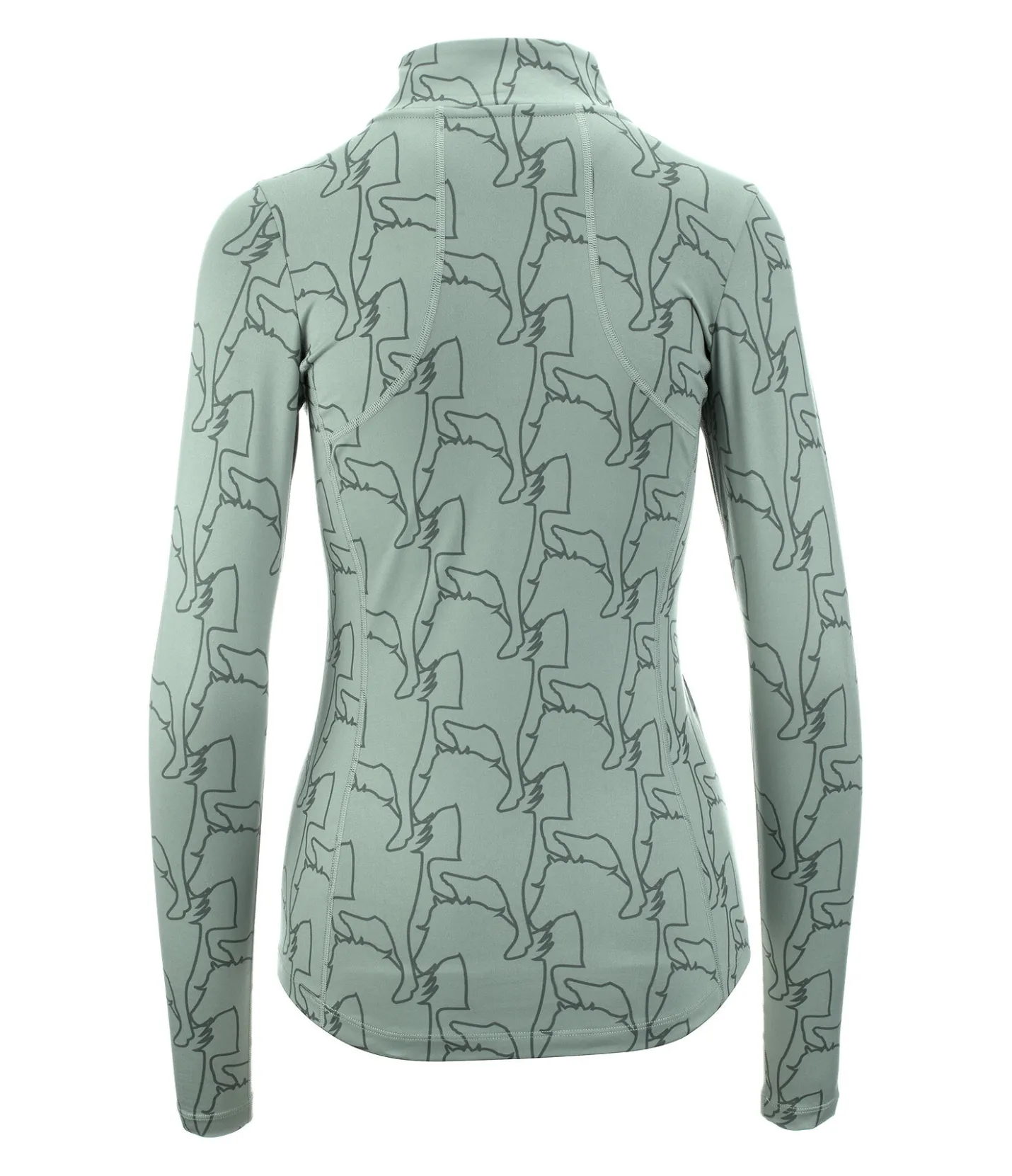 FENGUR T-shirt technique à manches longues Asta eucalyptus