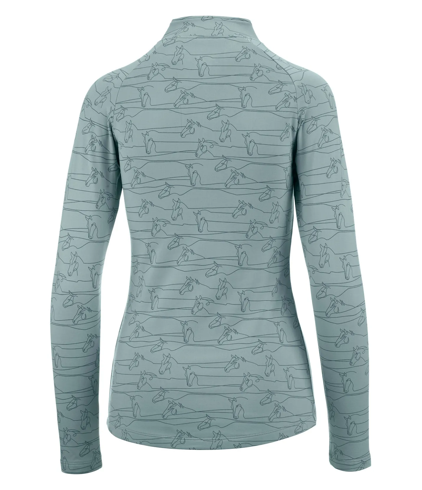 STEEDS T-shirt technique à manches longues Pria II vert océan