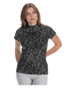 STEEDS T-shirt technique à manches courtes Maya noir Sale