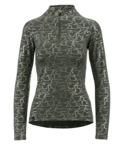 STEEDS T-shirt technique à manches longues Anni forêt