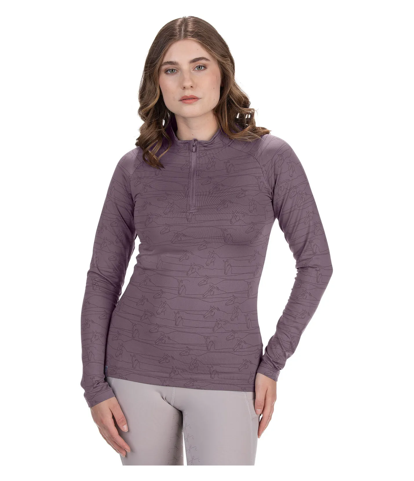 STEEDS T-shirt technique à manches longues Pria II raisin Discount