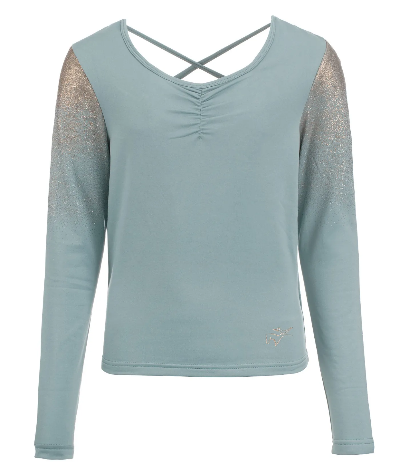 Volti by STEEDS T-shirt technique à manches longues enfant et ado Icy vert océan Discount