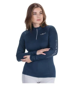 Felix Bühler T-shirt technique à manches longues Lara navy