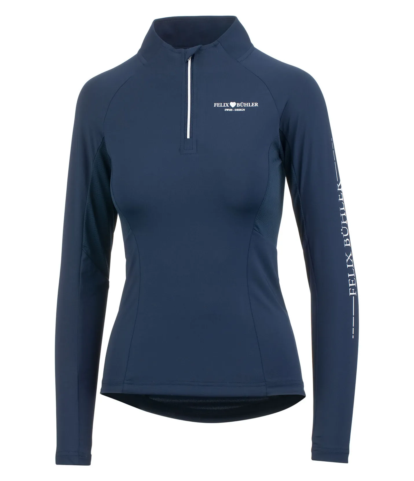Felix Bühler T-shirt technique à manches longues Lara navy