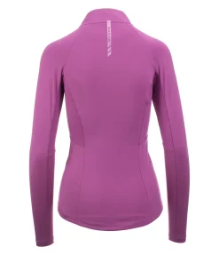 Felix Bühler T-shirt technique à manches longues zippé Sofie rose florale Hot
