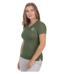 Felix Bühler T-shirt technique Nela vert profond