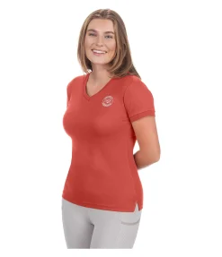 Felix Bühler T-shirt technique Nela gingembre orange Clearance