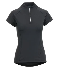 Felix Bühler T-shirt technique à zip Lola noir New