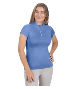 Felix Bühler T-shirt technique à zip Lola bleu Ibiza Clearance