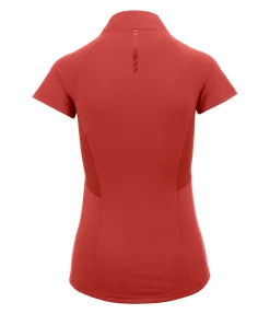 Felix Bühler T-shirt technique à zip Lola gingembre orange Best