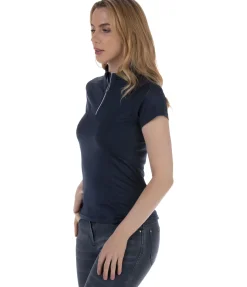 Felix Bühler T-shirt technique à zip Lola navy Best