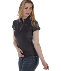 Felix Bühler T-shirt technique à zip Lola carbone Best