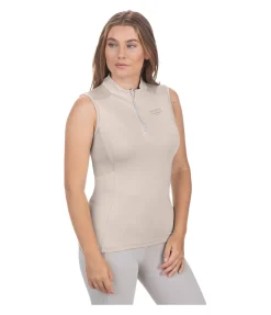 Felix Bühler T-shirt technique zippé Lana champagne Hot