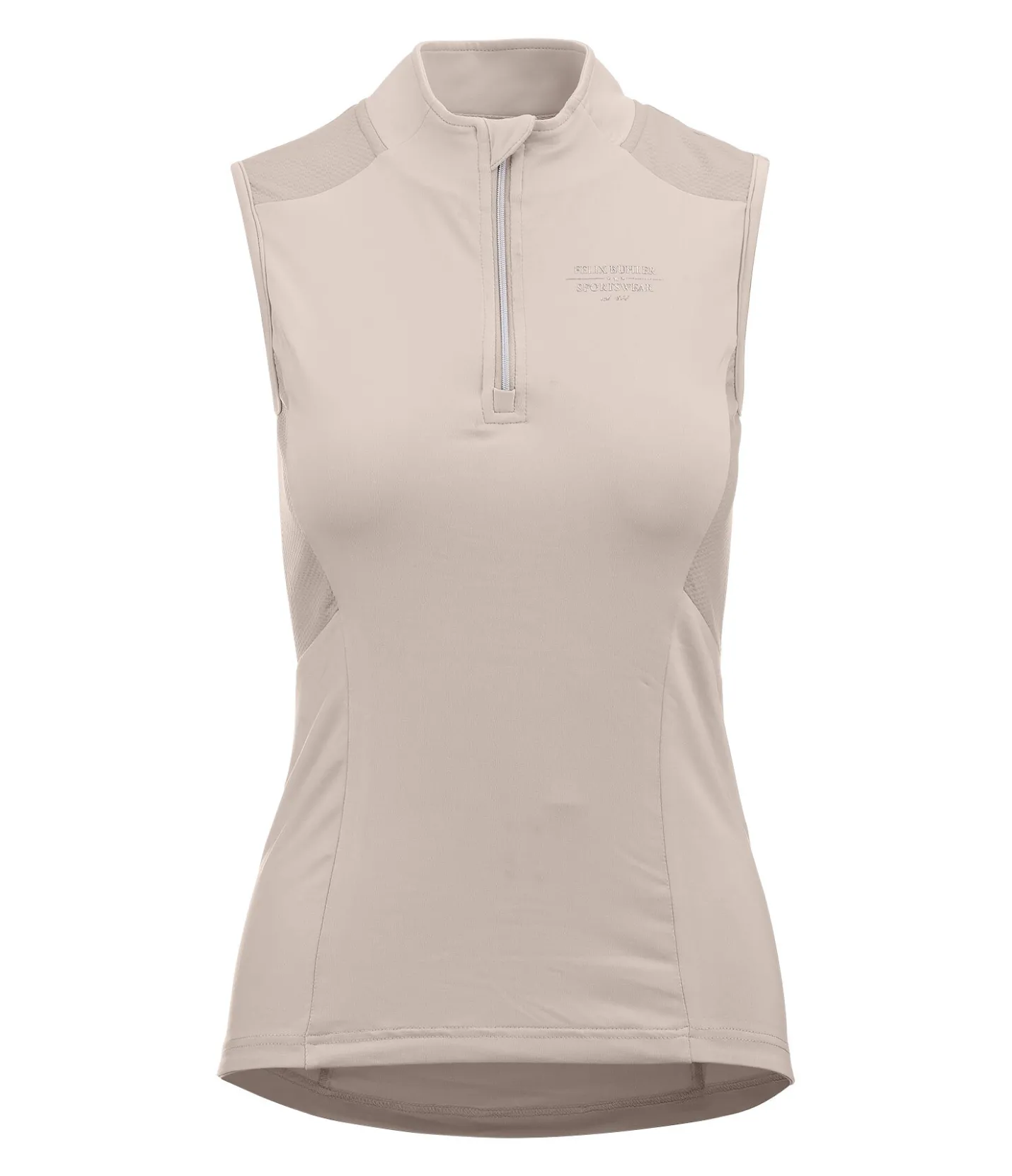 Felix Bühler T-shirt technique zippé Lana champagne Hot