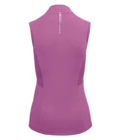 Felix Bühler T-shirt technique zippé Lana rose florale New
