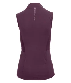 Felix Bühler T-shirt technique zippé Lana noir-violet Hot