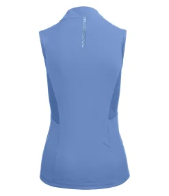 Felix Bühler T-shirt technique zippé Lana bleu Ibiza Hot