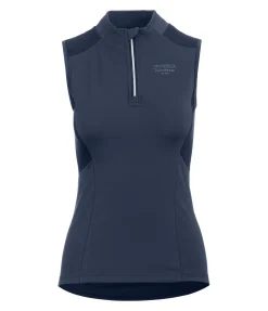 Felix Bühler T-shirt technique zippé Lana navy Online