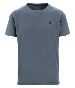 Felix Bühler T-shirt technique homme Kent bleu fumée Best