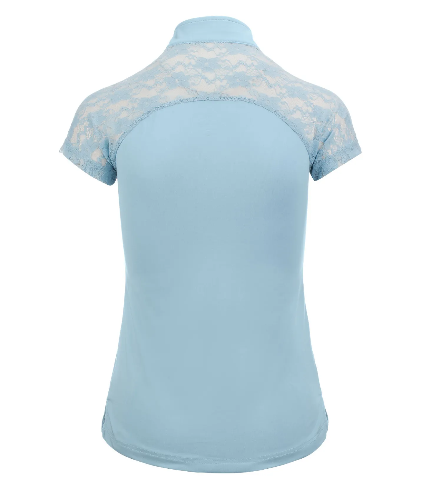 Felix Bühler T-shirt technique zippé Christine bleu pastel Clearance