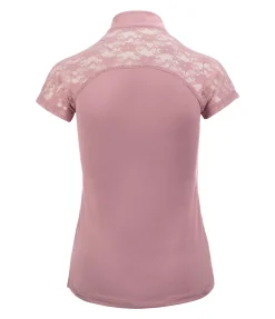 Felix Bühler T-shirt technique zippé Christine rose poudré Best