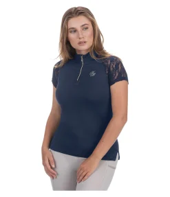 Felix Bühler T-shirt technique zippé Christine navy Online