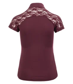 Felix Bühler T-shirt technique zippé Christine acajou Clearance