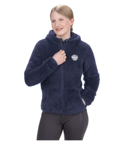 STEEDS Veste à capuche en polaire Teddy enfant Irma marine New