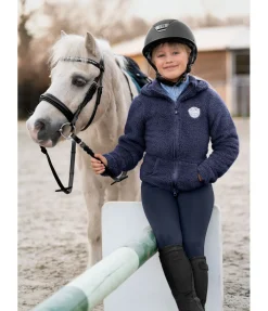STEEDS Veste à capuche en polaire Teddy enfant Irma marine New