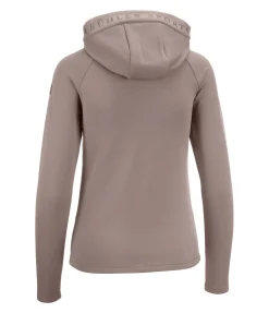 Felix Bühler Veste à capuche en stretch Performance Carin taupe