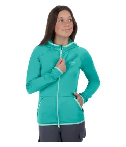 STEEDS Veste à capuche Power-Stretch Enfant Lene vert aqua Discount