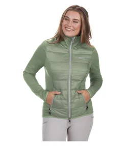 Felix Bühler Veste bi-matière Hanni olive clair New