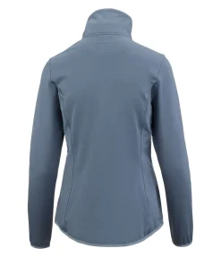Felix Bühler Veste bi-matière Hanni bleu fumée Best