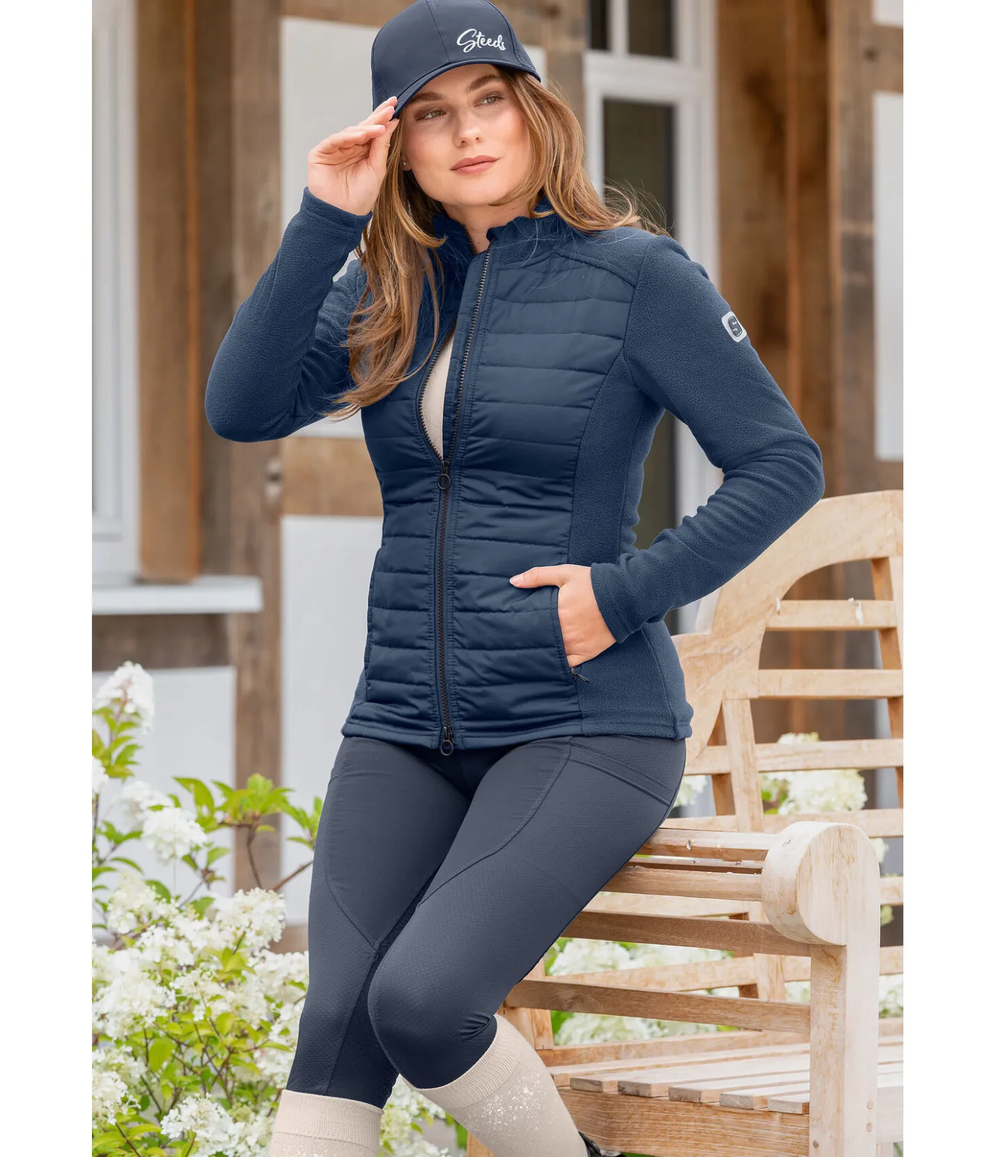 STEEDS Veste bi-matière Paula II navy Online