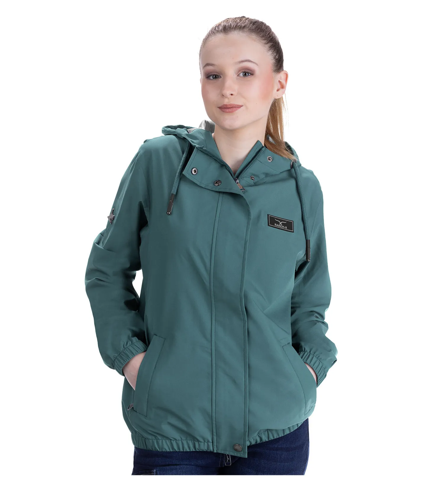 RANCH-X Veste de pluie Claire vert amazonie