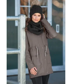 STEEDS Veste de pluie en polaire Teddy Stella II noix Hot