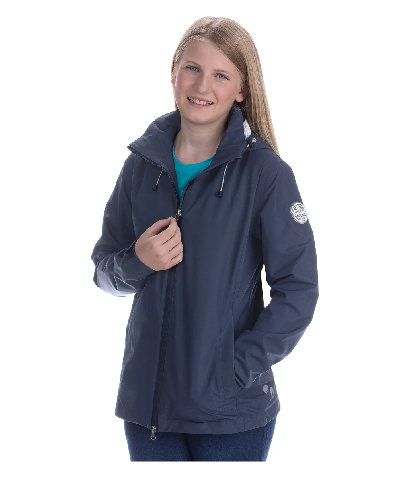 STEEDS Veste de pluie technique enfant Pina marine Hot