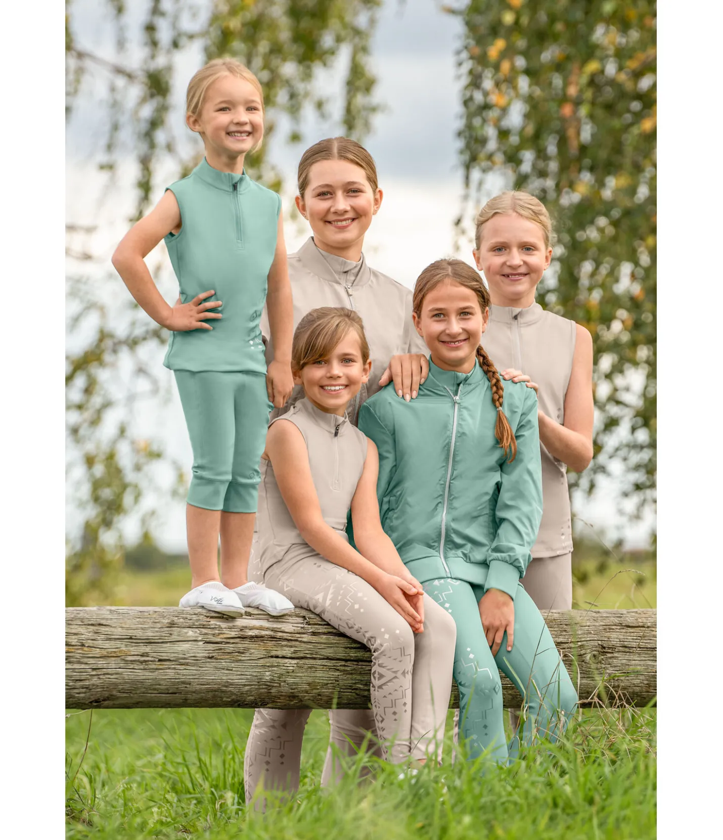 Volti by STEEDS Veste d'entraînement Enfant et Ado Fiona trèfle New