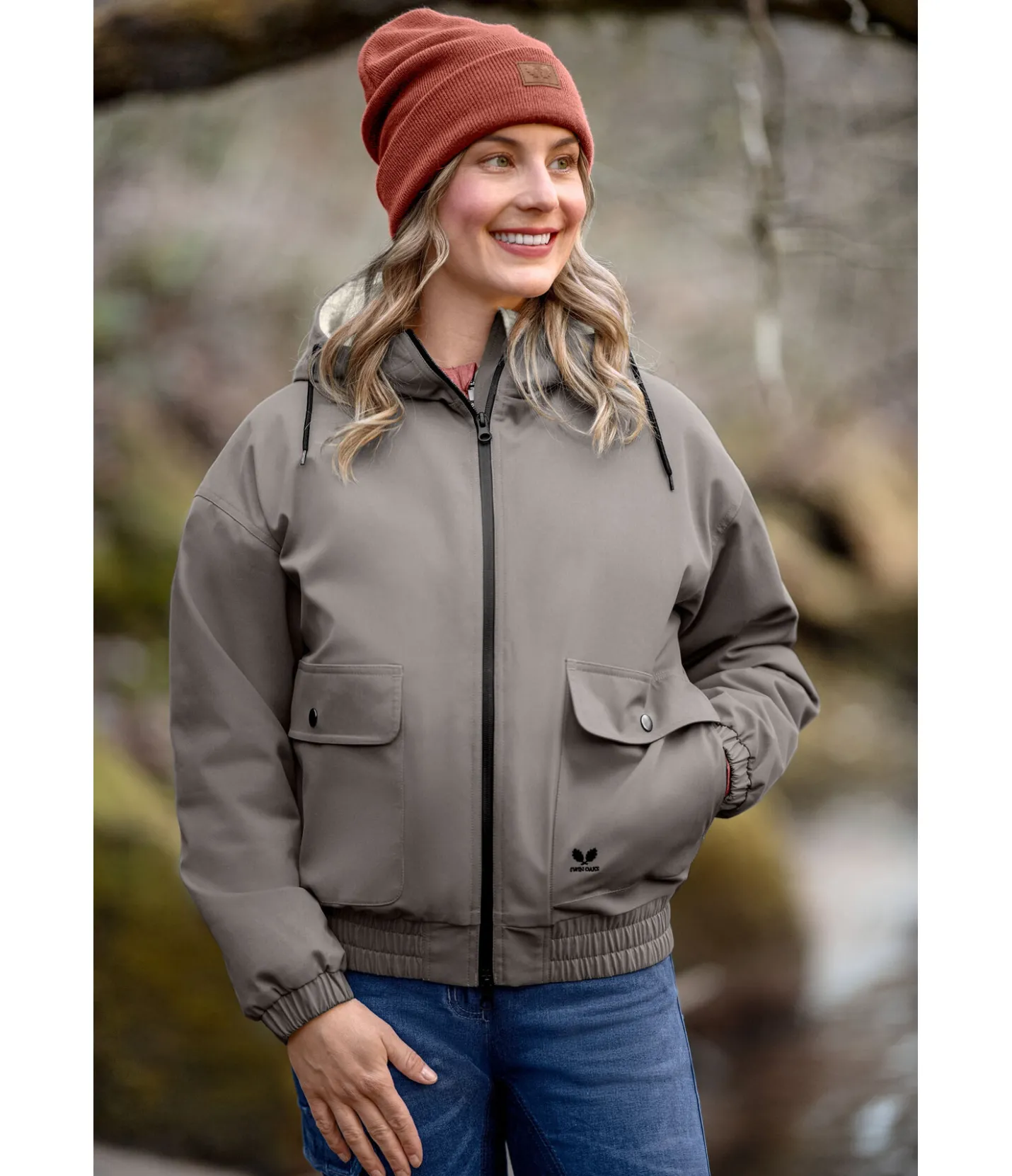 TWIN OAKS Veste d'hiver Snow Dome macadamia Clearance