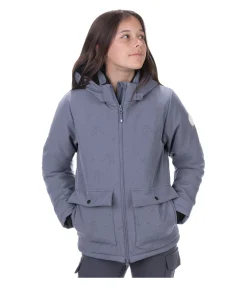 STEEDS Veste d'hiver softshell enfant Janice bleu arctique Outlet