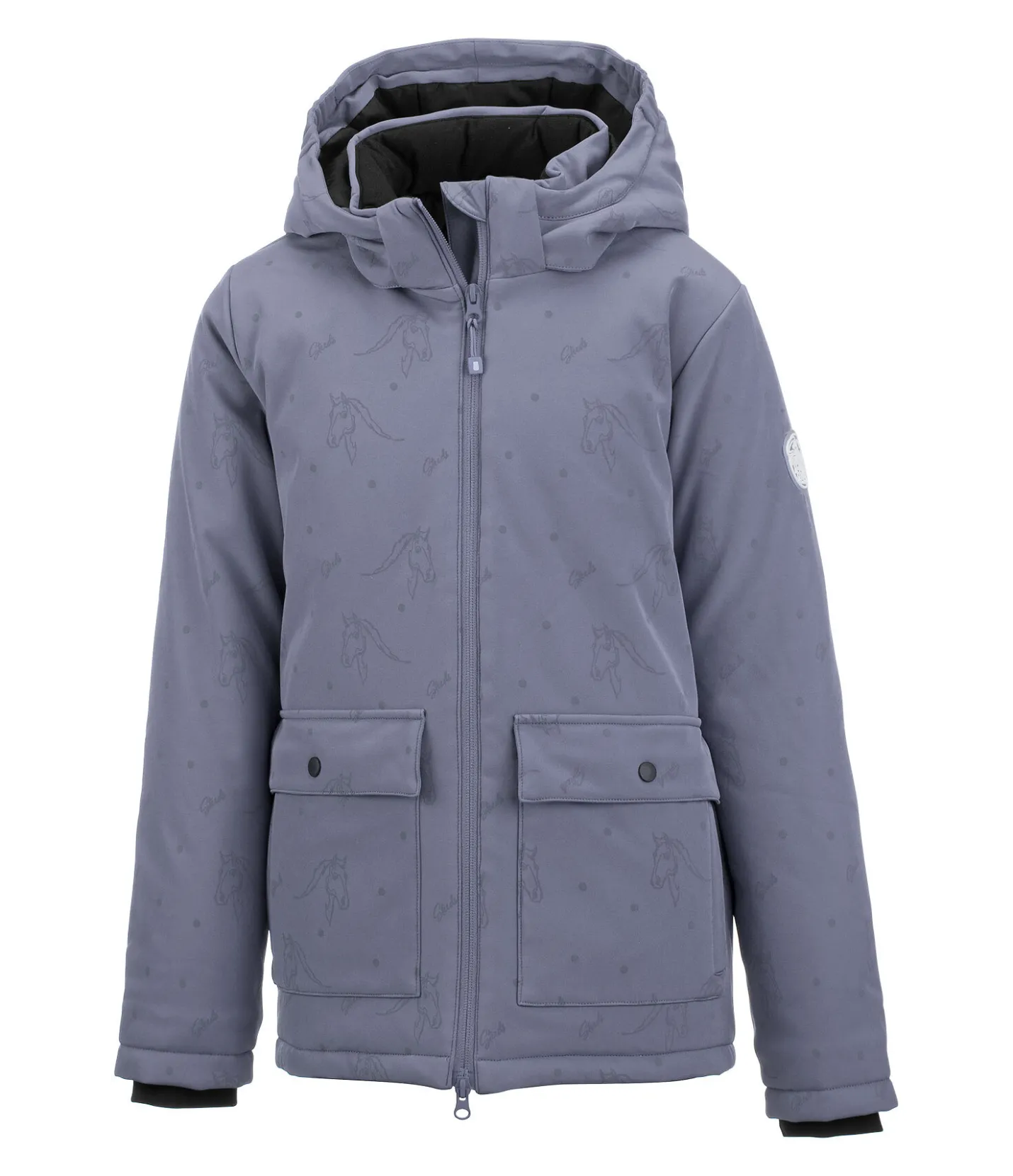STEEDS Veste d'hiver softshell enfant Janice bleu arctique Outlet