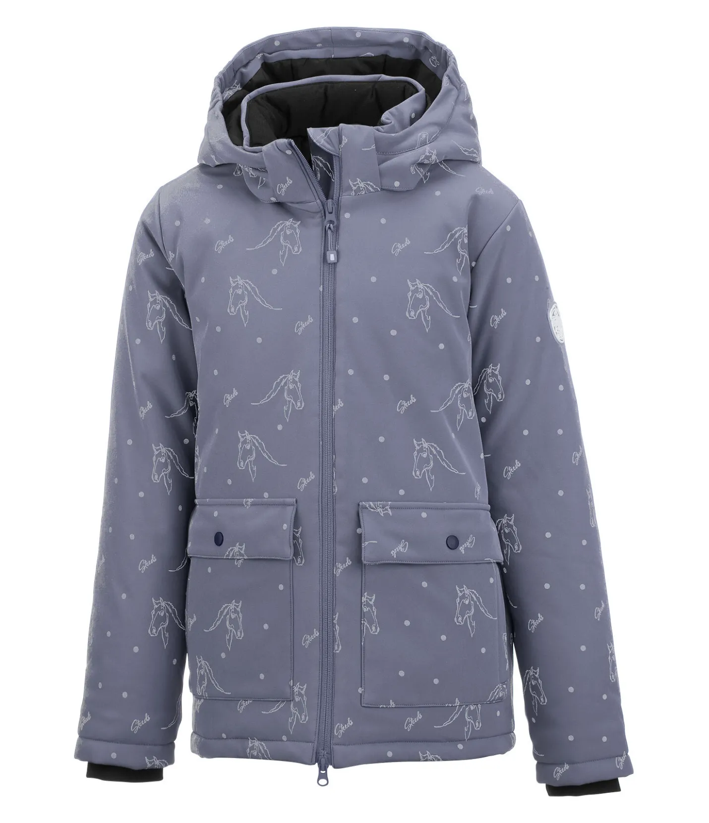 STEEDS Veste d'hiver softshell enfant Janice bleu arctique Outlet