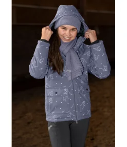 STEEDS Veste d'hiver softshell enfant Janice bleu arctique Outlet