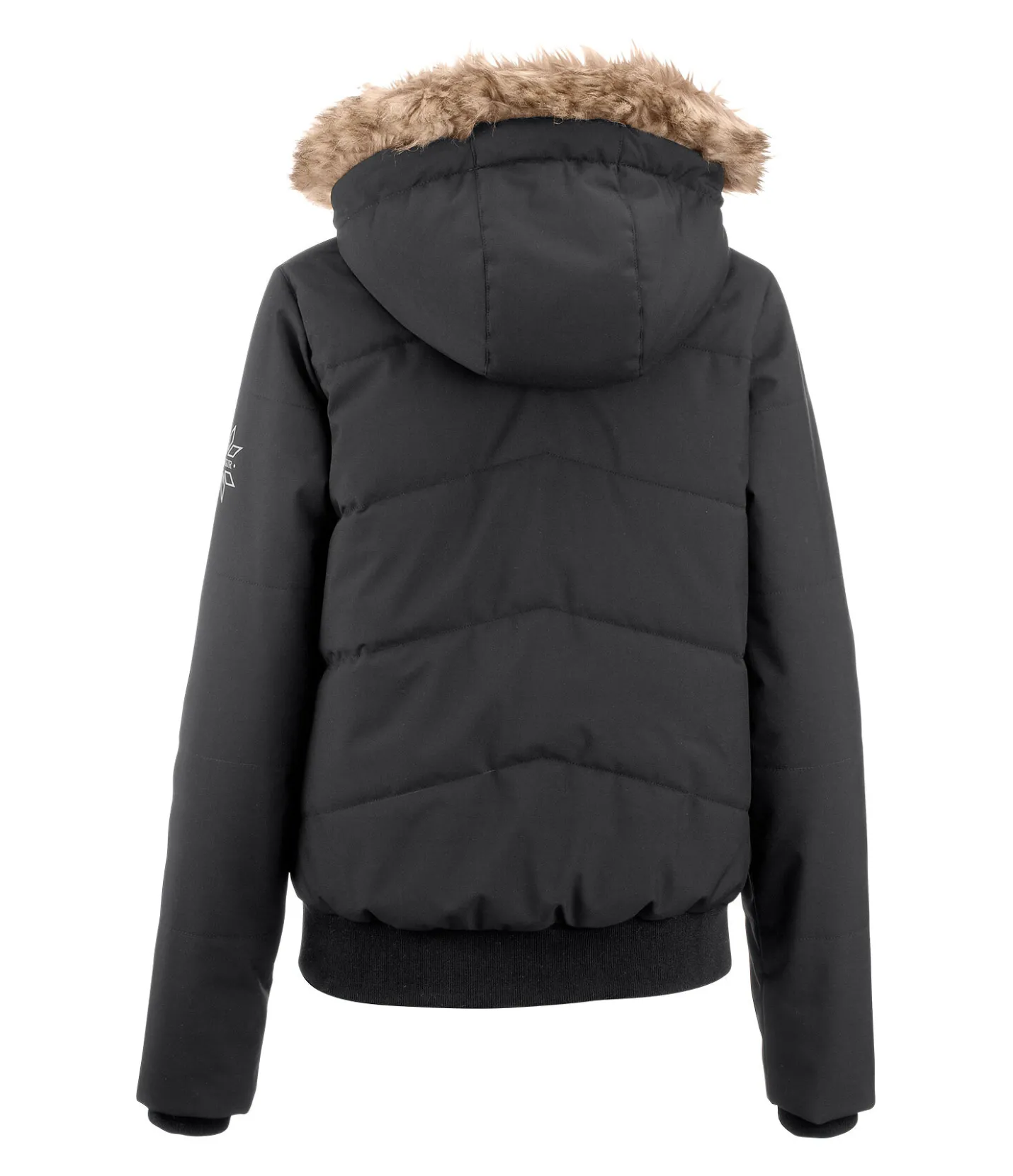 FENGUR Veste d'équitation à capuche hiver Elgur noir