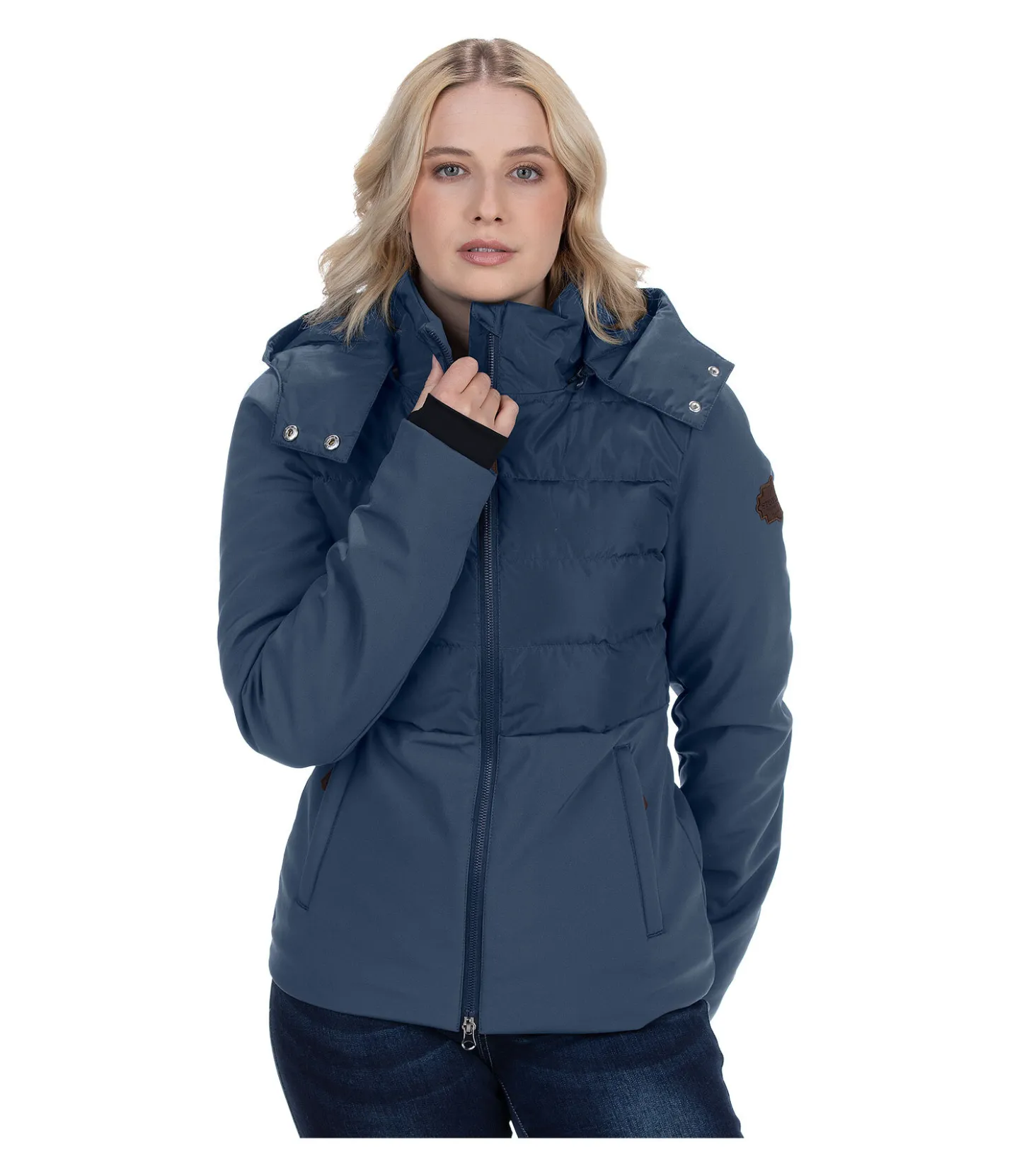 STONEDEEK Veste d'équitation bi-matière Jane océan atlantique Discount