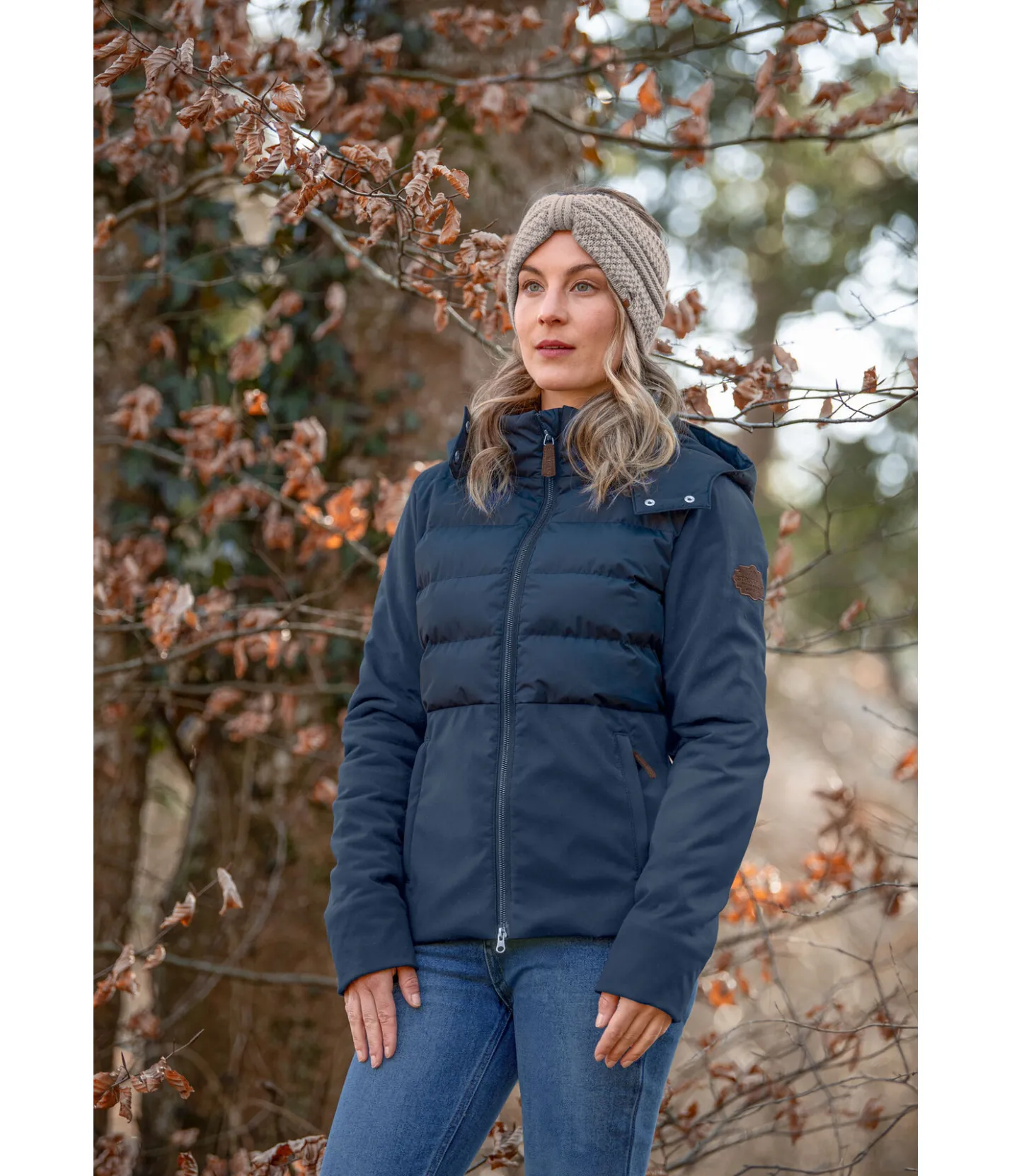STONEDEEK Veste d'équitation bi-matière Jane océan atlantique Discount